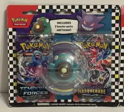 Pokemon TCG 2pk Blister Bellibolt eraser- Temporal Forces & Twilight Masquerade - Image 2