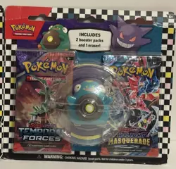 Pokemon TCG 2pk Blister Bellibolt eraser- Temporal Forces & Twilight Masquerade - Image 3