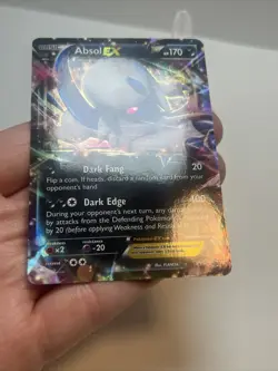 MP- Absol EX XY62 Holofoil XY Promos AUTHENTIC Pokemon Card - Image 3