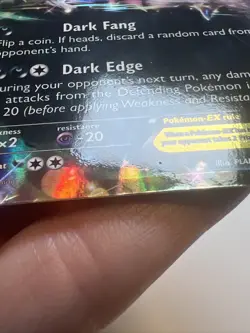 MP- Absol EX XY62 Holofoil XY Promos AUTHENTIC Pokemon Card - Image 4