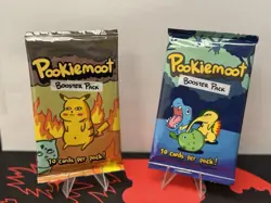 Pookiemoot Booster Pack Gen 1 or Gen 2_Base Pokemon fan art Poke Derp_New Sealed - Image 1