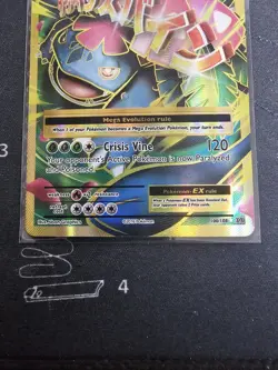 M Venusaur EX 230 HP Full Art Holo Pokemon Card – Mega Evolution - Image 3