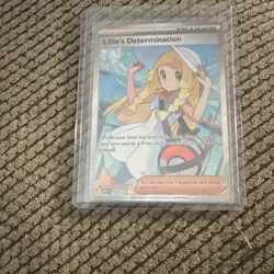 Pokemon Lillie's Determination 169/132 Me01 Full Art Holo Ultra Rare - Image 1