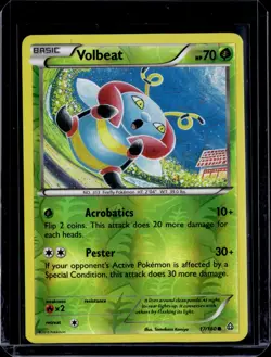 Volbeat 17/160 XY - Primal Clash Reverse 2015 (LP) / Pokemon TCG - Image 1