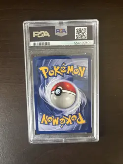 1999 Pokemon Base Set Holo 1st Edition Machamp #8 PSA 6 - Image 2