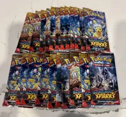 ⚡SURGING SPARKS ⚡Pokemon Booster Pack Lot / Bundle New Sealed 22 Packs🔥 - Image 2