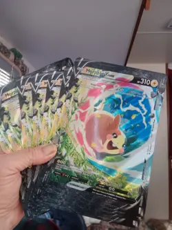 Morpeko V-UNION SWSH218 Holo Jumbo Pokemon Black Star Promo - Image 1