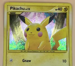 Pikachu 112/111 – Rising Rivals (Secret Rare Holo)- LP - 2009 Pokemon TCG - Image 4