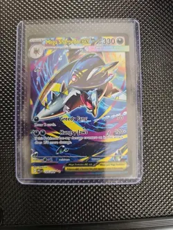 2025 Pokemon MEGA SHARPEDO EX #127/094 Phantasmal Flames Special Illustration - Image 3