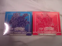 Pokemon Battle Styles ETB Lot of 2 (Red & Blue) NEW FACTORY SEALED Elite Trainer - Image 1
