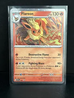Flareon #167 Cosmos Holo Black Star Promo Prismatic Evolutions Pokemon 167 NM - Image 1