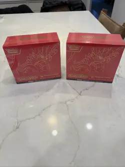 Lot Of 2 - Scarlet and Violet Base Set Pokemon Center ETB Koraidon Sealed - Image 1