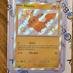 Pikachu Baby Shiny - 131/091 - Paldean Fates - Holo Rare - NM/M - Pokemon TCG - Image 1