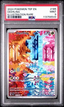 Deerling Illustration Rare 165 | PSA 9 | Temporal Forces 2024 | Pokemon TCG - Image 1