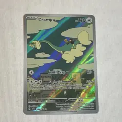 Pokemon Drampa 184/162 SV05 Temporal Forces Illustration Rare Holo 120 HP - Image 1
