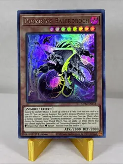 Yu-Gi-Oh! Doomking Balerdroch 1st Ed. Ultra Rare GFP2-EN113 Ultra Rare NM - Image 1