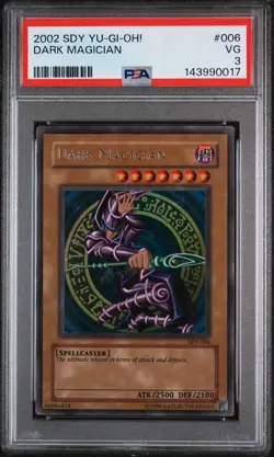 Yugioh - Dark Magician SDY-006 Unlimited PSA 3 [NEW CERT] - Image 1