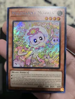 Mulcharmy Meowls 1st edition secret rare Supreme Darkness Yugioh! - Image 2