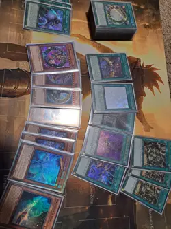 BLING all foil Dark Magician Deck! ghost rare, collector rares QCR NM/M Yu-Gi-Oh - Image 1