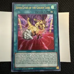 Yu-Gi-Oh - BLVO-EN062 - SEVEN CITIES OF THE GOLDEN LAND (ultra) NM/M - Image 3
