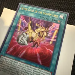 Yu-Gi-Oh - BLVO-EN062 - SEVEN CITIES OF THE GOLDEN LAND (ultra) NM/M - Image 4