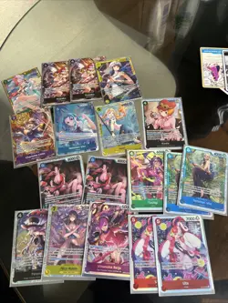 One Piece CCG EB03 HEROINES EDITION CARD LOT WITH 6 ALT ART/SEC + PLAYABLES NM - Image 1