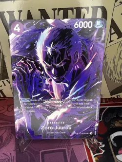 ST18-004 SP Zoro - Juurou SR English - One Piece TCG Legacy of The Master - Image 1