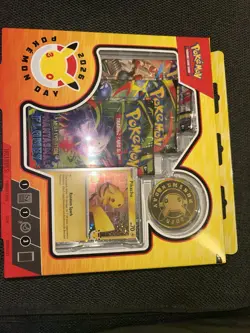 Pokemon TCG Pokemon Day 2026 Sealed Box Promo Pikachu Card Booster Packs - Image 1