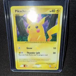 Pokemon Pikachu TCG 112/111 Rising Rivals Secret Rare Holo Card 2009 - Image 1