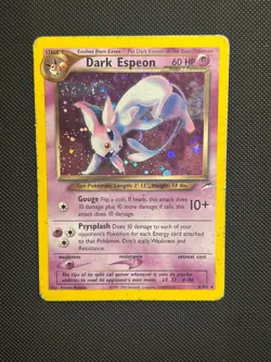 Dark Espeon - 4/105 - Pokemon Neo Destiny Unlimited Holo Rare Card WOTC SWIRL - Image 1
