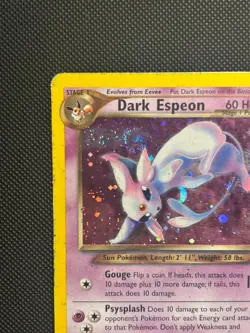 Dark Espeon - 4/105 - Pokemon Neo Destiny Unlimited Holo Rare Card WOTC SWIRL - Image 2
