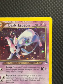 Dark Espeon - 4/105 - Pokemon Neo Destiny Unlimited Holo Rare Card WOTC SWIRL - Image 5