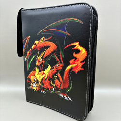Pokemon Charizard TCG Binder 4-Pocket Zipper Hand Strap - 50 Pages (400 Cards) - Image 2