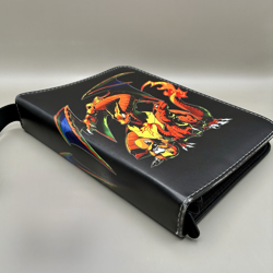 Pokemon Charizard TCG Binder 4-Pocket Zipper Hand Strap - 50 Pages (400 Cards) - Image 4