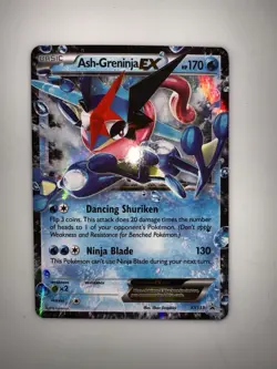 Pokemon Card TCG Ash-Greninja EX XY133 Blackstar Promo 2016 Holo Rare NM - Image 1