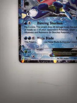 Pokemon Card TCG Ash-Greninja EX XY133 Blackstar Promo 2016 Holo Rare NM - Image 5