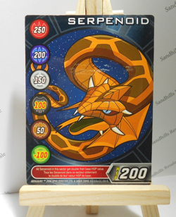 Bakugan Card - Serpenoid - Series 1 Gate card - BA085b - HSP 200 - 2006 - Image 1