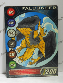Bakugan Card - Falconeer - Series 1 Gate card - BA071a - HSP 200 - 2006 - Image 1