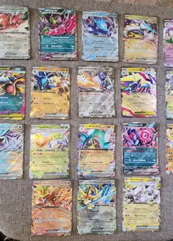 Pokemon TCG EX Lot 18 Cards Raging Bolt Kingdra Mewtwo Gouging Fire Hoopa - Image 2