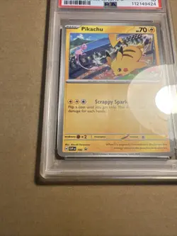 Pokemon Pikachu SVP en 190 Black Star Promo Card 2024 World Championships PSA 10 - Image 2
