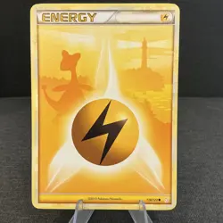 Ampharos Lightning Energy 118/123 HeartGold SoulSilver 2010 Pokemon Card - Image 1