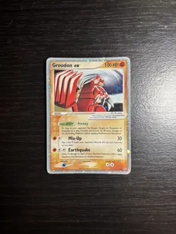 Pokemon TCG Groudon EX #038 2006 Black Star Promo Card - Image 1