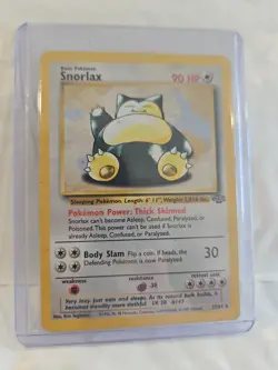 Snorlax 27/64 Jungle Set Non-Holo Rare Pokemon TCG Card - Image 1