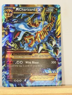 Pokemon MCharizard EX Mega Full Art Holo Dragon Card 108/106 - Image 1