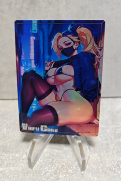 Ahri Trading Card Waifu Goddess Story Anime Girl holo Karte Manga Full Art - Image 1