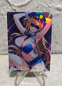 Asuna Trading Card Waifu Goddess Story Anime Girl holo Karte Manga Full Art - Image 1