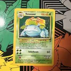 Pokemon TCG Venusaur Holo Rare Card 18/130 Base Set 2 NM - Image 1