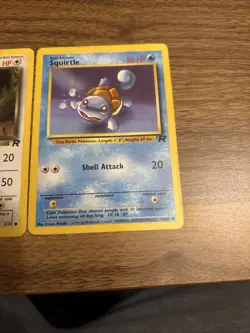 team rockets pokemon cards lot Eevee, Dark Persian, Dark Raticate, Squirtle - Image 2