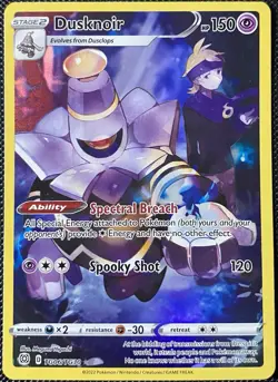 Dusknoir TG06/TG30 Swsh09: Brilliant Stars Trainer Gallery Holo - Pokemon Card - Image 1