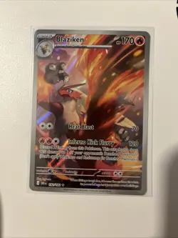 Blaziken 192/182 Destined Rivals Full Art Pokemon TCG Card - NM - Image 1